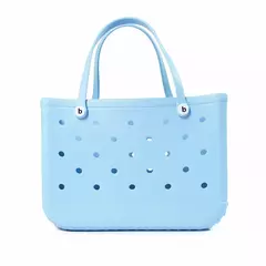 Saco De Praia De Eva Impermeável Durável, Buraco De Moda Sólida, Bolsa De Borracha, Barco De Praia, Esportes De Natação, Compras, Portátil - Wolf Magazine