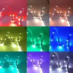 RGB LED Strip Light para Home Decor, Patch Lights, USB 5V, 3 Key Controller, Sala de estar, Quarto, TV, Bac, 5050SMD, 0.28FT, 16.4FT, 1 conjunto - loja online