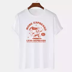 Tees gráficos retrô para mulheres, mais café expresso, manga curta, camisa engraçada do café, camiseta do amor do café, tops bonitos da cafeína, presentes, anos 90 - comprar online