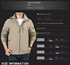 Gorpcore jaqueta masculina militar tático caça jaqueta outono casual à prova dwindproof água blusão casaco masculino bolso roupas de trabalho - comprar online