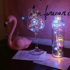 USB LED String Lights para decoração de Natal Luzes de fadas impermeáveis Fio de cobre, Guirlanda de luz, Festa de casamento, 10 m, 20 m, 30m na internet