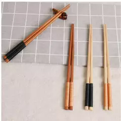 Handmade Japonês Natural Castanha De Madeira Pauzinhos Set, Sushi Pauzinhos, Valor Presente, Linha De Alimentos chineses na internet