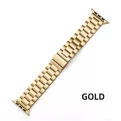 Pulseira de aço inoxidável para Apple Watch, iWatch Pulseira de Metal, Band, 38mm, 42mm, 41mm, 40mm, 44mm, 45mm, 49mm, Séries 9, 8, 7, 6, SE ultra, 54321 - loja online