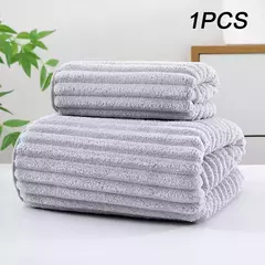 Toalha de cara coral listrada engroçada macia do velo, toalha de banheiro do microfiber, água-absorvente, não fácil de verter - comprar online