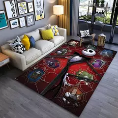 Disney-Pesadelo Antes do Natal Tapete Antiderrapante, Tapete Jack Area, Tapete para Casa, Sala de Estar, Quarto, Sofá, Cozinha, Filme - loja online