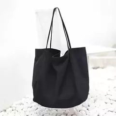 Imagem do Grande capacidade reutilizáveis Canvas Shoulder Bags para mulheres, Multifuncional Shopping Bag, Casual Bolsas, Novo
