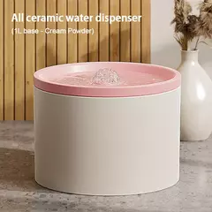 Dispensador de filtro de fonte de água automático ultra-silencioso para gato de estimação para cão fluindo circulação silenciosa filtragem alimentador de água de cerâmica - loja online
