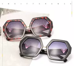 Imagem do Óculos de sol quadrados retrô para homens e mulheres, marca de luxo, óculos de sol femininos, óculos UV400, moda nova