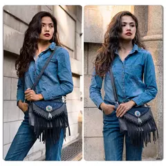 Celela design original bolsa de ombro para as mulheres couro do plutônio luxo embreagem designer bolsas ocidental bolsa franja saco do mensageiro - Wolf Magazine