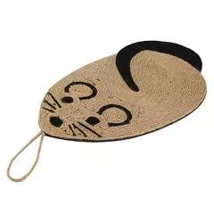Gato scratcher sisal esteira placa raspador de gato para afiar unhas gatos árvore ratos forma gato arranhando produtos para animais de estimação brinquedos do gato na internet