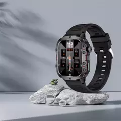 Xiaomi-relógio inteligente militar para homens, IP68, 5ATM, esportes ao ar livre, rastreador de fitness, monitor de saúde, 1,96 ", chamada BT, novo, 2021 - Wolf Magazine