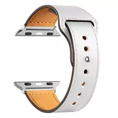 Pulseira de couro para Apple Watch Band, Sport Loop Bracelet, Ultra 2, 49mm, 44mm, 40mm, 38mm, 42mm, iWatch Series 9, 8, 7, 3, 4, 5, 6, SE, 41 milímetros, 45 milímetros