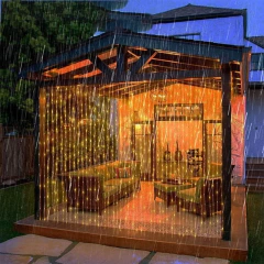 USB Curtain String Lights com controle remoto, guirlanda de Natal, festão, luz LED, festa de casamento, casa, quarto, Fairy Light Decor - comprar online