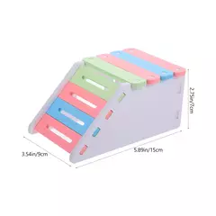 Hamster Cage com escada e escada para plataforma, PVC, Hamster, Gerbil, pequeno animal, esconderijo - Wolf Magazine