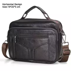 Sacos de couro genuíno para homens, bolsa crossbody masculina, mini pad, bolsa de ombro para menino, marca de luxo, moda quente - Wolf Magazine