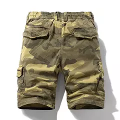 Camuflagem de algodão masculino Bermuda Beach Jogger Shorts masculino para carga, Breeche casual, verão, Dropshipping quente, novo - loja online