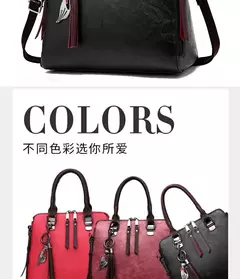 Bolsa de Ombro de Couro Retro para Mulheres, Bolsa Crossbody Messenger, Grande Capacidade, Bolsa Feminina, Designer de Luxo, Alta Qualidade - Wolf Magazine