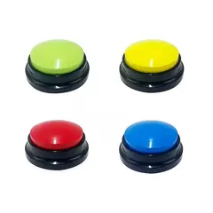 Engraçado portátil Recordable Pet Brinquedos, Brinquedos engraçados do cão, Viagem Falando Pet Starters, Falando Botões, Cute Pet Supplies na internet