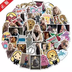 Harries potter brinquedos clássicos luna ron adesivo hermione malfoy snape adesivos à prova dwaterproof água para telefone portátil scrapbook scooter brinquedo