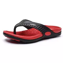 Chinelos masculinos de massagem, sapatos de praia respiráveis, sandálias de luxo, chinelos de verão, plus size 46 na internet