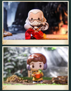 Pop mart harry potter romance mágico mundo mágico adereços série kawaii anime figura de ação ornamento estatuetas decoração para casa presente - loja online