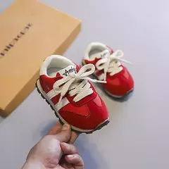 Sapato infantil leve de sola macia, tênis de bebê, casual, respirável, estudante, escola, esportes, corrida, tendência, moda