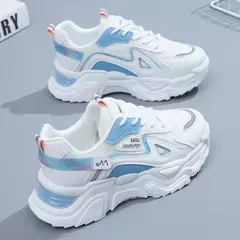 Sapatilhas de plataforma para mulheres, sapatilhas casuais para senhoras, sapatos baixos, verde, 2023 - Wolf Magazine