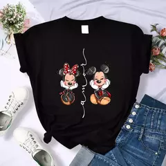 Imagem do Camisetas estampadas Disney Mickey Femininas, Anos 90, Y2k, Minnie Mouse, Streetwear, Roupa Feminina, Camiseta Kawaii, Moda