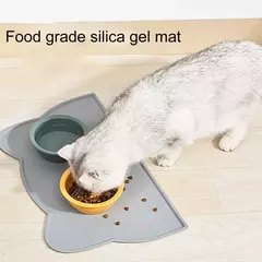 Tapete de Silicone portátil para Pet, impermeável, antiderrapante, tapetes, cão e gato Placemat, alimentador de cachorros, acessórios para animais - comprar online