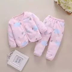 Conjunto de roupas para bebês recém-nascidos, criança macia, jaqueta, calça, desenhos animados, meninos, meninas, voar, primavera, outono, 0-24M, 2pcs na internet