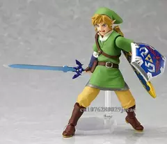 Anime lenda de zelda figura respiração do selvagem figma 319 320 figuras link zelda mestre espada figura de ação figma 153 céu espada na internet