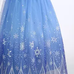 Crianças elsa traje menina aniversário malha vestido de princesa crianças cosplay neve rainha desempenho fantasia noite roupas de halloween - loja online