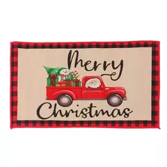Tapete ao ar livre da porta do Natal, tapete de Papai Noel, casar decorações do Natal para a casa, ornamento do Xmas, presentes do ano novo, 2025, 2025 - loja online