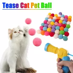 Brinquedo interativo treinamento de lançamento para gatos, Criativo Mini Jogos de Tiro, Stretch Plush Ball Toys, Pet Shop, Gatinho, Gato - Wolf Magazine