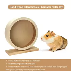 Natural Madeira Hamster Roda, Correndo Brinquedo, Multiuso, Cobaia, Roda Rotatória, Exercício, Pequeno Pet, Esportes, Hamster, Ratos - loja online