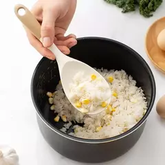 Imagem do Utensílio de cozinha de silicone com panelas antiaderentes, espátula, concha de sopa, colher com fenda, cozinhar ferramentas, 4 pcs