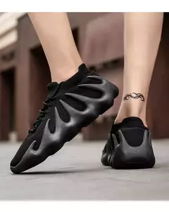 Sapato de meias respiráveis de sola grossa masculino, tênis de corte baixo, calçados esportivos casuais masculinos, corrida ao ar livre, moda casal, antiderrapante, novo - comprar online