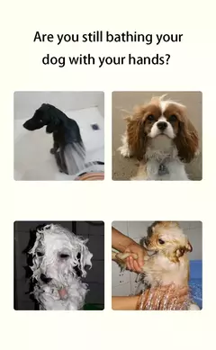 Banheiro filhote de cachorro grande cão gato banho luvas massagem escova macio segurança silicone acessórios para animais de estimação para cães gatos ferramentas - Wolf Magazine