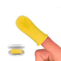 1pc cão super macio pet dedo escova de dentes limpeza mau hálito cuidados não tóxico silicone escova de dentes ferramenta cão gato suprimentos na internet