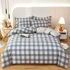 Listrado impressão algodão Duvet Cover Set, Soft Skin Friendly cama fronha, 1PC, 2PC, 3 PCs, 100% algodão na internet
