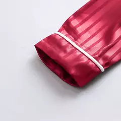 Pijama de manga comprida para meninos e meninas, roupa de casa confortável, calças de seda novas, primavera e outono, 0-4 anos - loja online