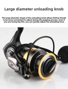 Carretel de pesca PENN com rolamentos 13 + 1BB e relação de engrenagem 4,7:1/5,5:1, rolagem rotativa eficiente e suave, linha de pesca PE presente e na internet