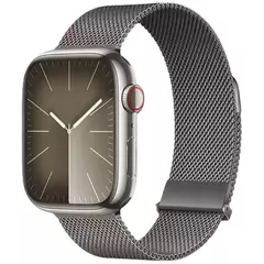 Correia para Apple Watch Band, Pulseira Milanese, Cinto de Metal, 45mm, 44mm, 42mm, Ultra 49mm, 38mm, 40mm, 41mm, iWatch Series 9, 8, 7, 6, 5, 3, SE - comprar online