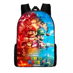 Mochila Mario Cartoon Anime, Super Mario Schoolbag, Mochila Mochila para crianças, Bolsas meninas - comprar online