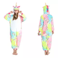 Children Stitch Pijama de flanela, Unicórnio Kigurumi Onesies, Blanket Sleepers, Kigurumi, Crianças, Meninos, Meninas, Bebê, Inverno - loja online