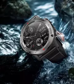 MELANDA-Smartwatch de Esportes Impermeável para Homens, Chamada Bluetooth, Rastreador De Fitness, IOS, Android NX9, IP68, 1.39 "HD - Wolf Magazine