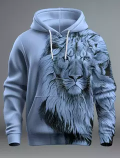 Capuz de manga comprida masculino, moletom com capuz, impressão 3D, bolso frontal, streetwear, moda primavera, novo na internet