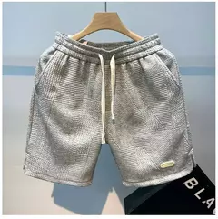 Shorts de verão folgados masculinos, casacos casuais, calças de praia grandes, remendo, novo estilo, moda - comprar online