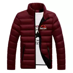 Jurassic Park-jaqueta confortável de algodão acolchoada masculina, casaco com gola redonda, blusa colorida, nova, outono e inverno, 2023 - loja online