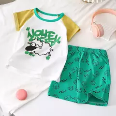 Disney Mickey Cartoon roupas infantis de impressão, pijamas infantis, pijama para bebê e menino, conjunto de roupas infantis, marca de moda